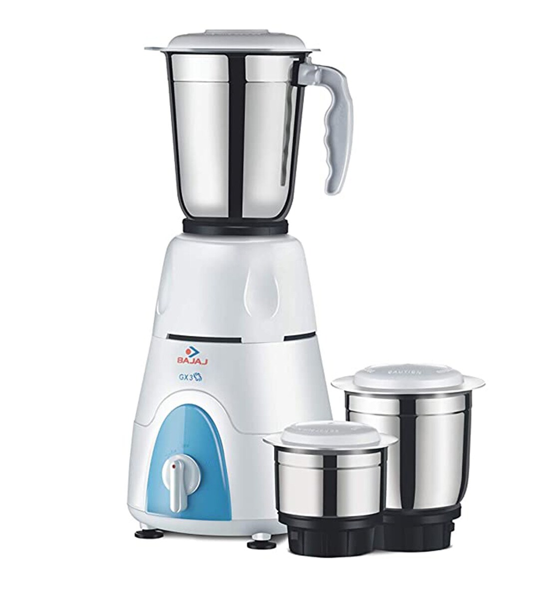 Buy Bajaj GX 3 Mixer Grinder 500 Watt 3 Jars In White Colour Online