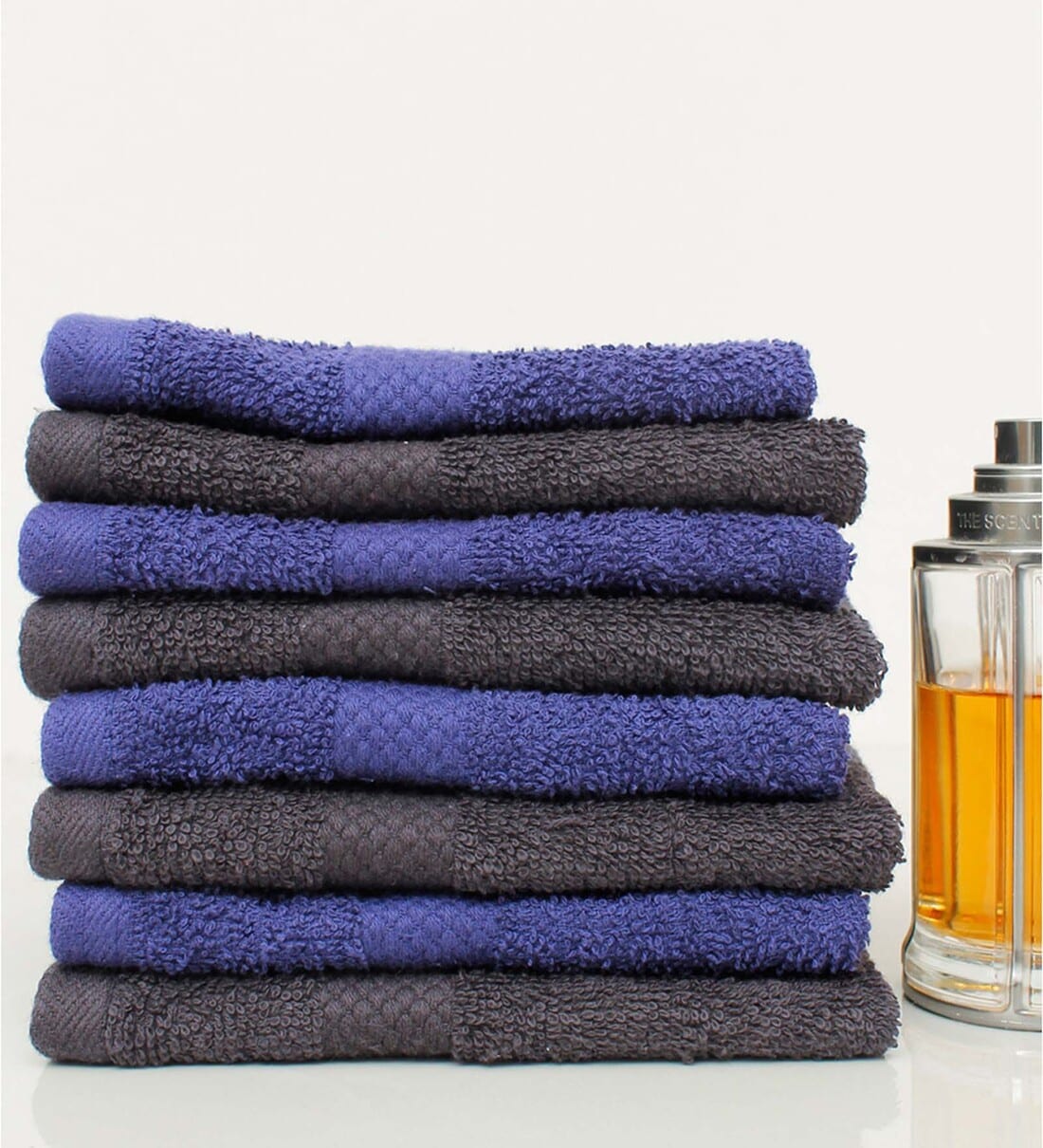 Buy Multicolor Solid Gsm Cotton Face Towels Set Of By Avi