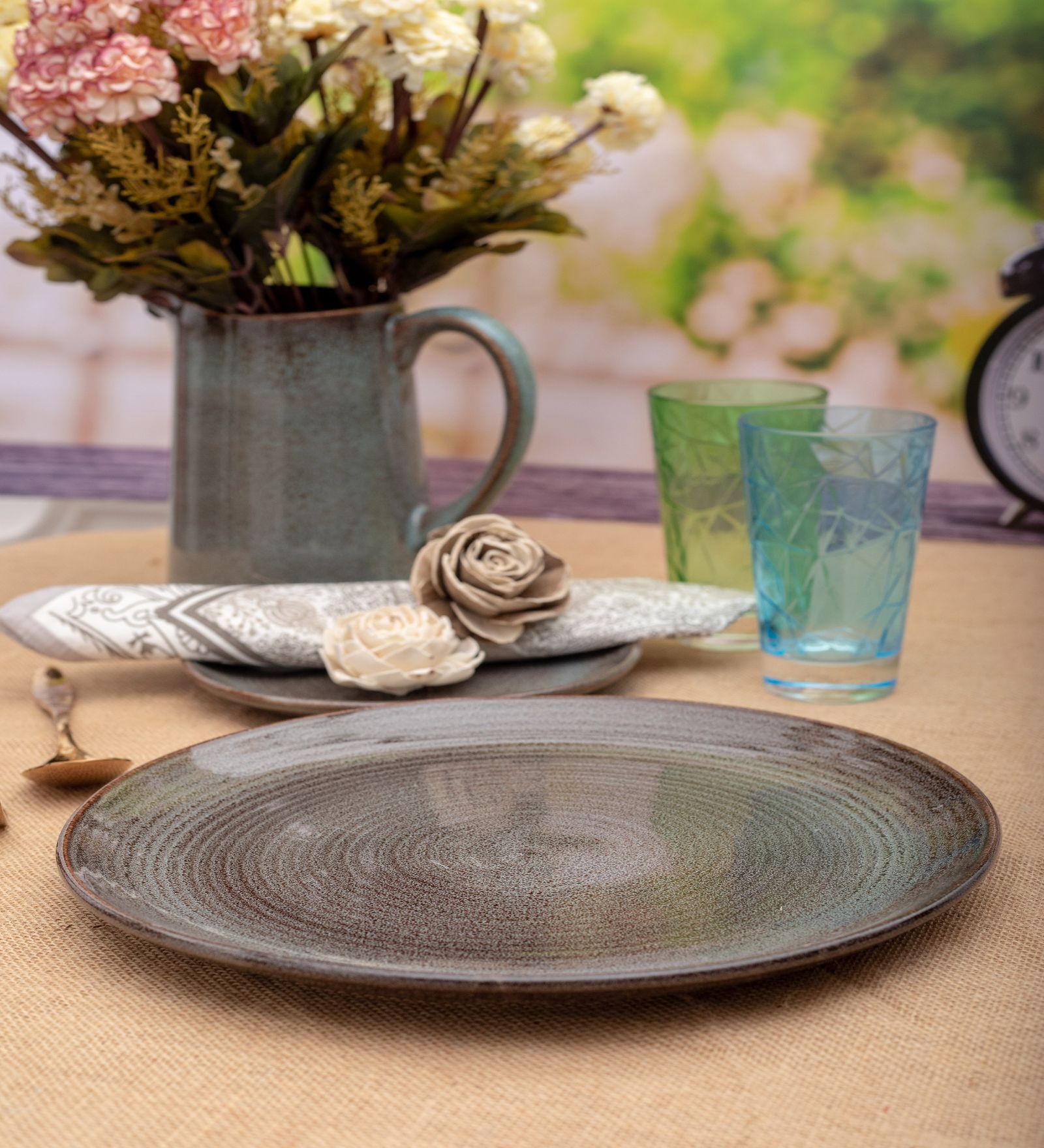 Buy Stylish Glass Dinner Plate Set Of 4 By Goodhomes At 35 OFF By