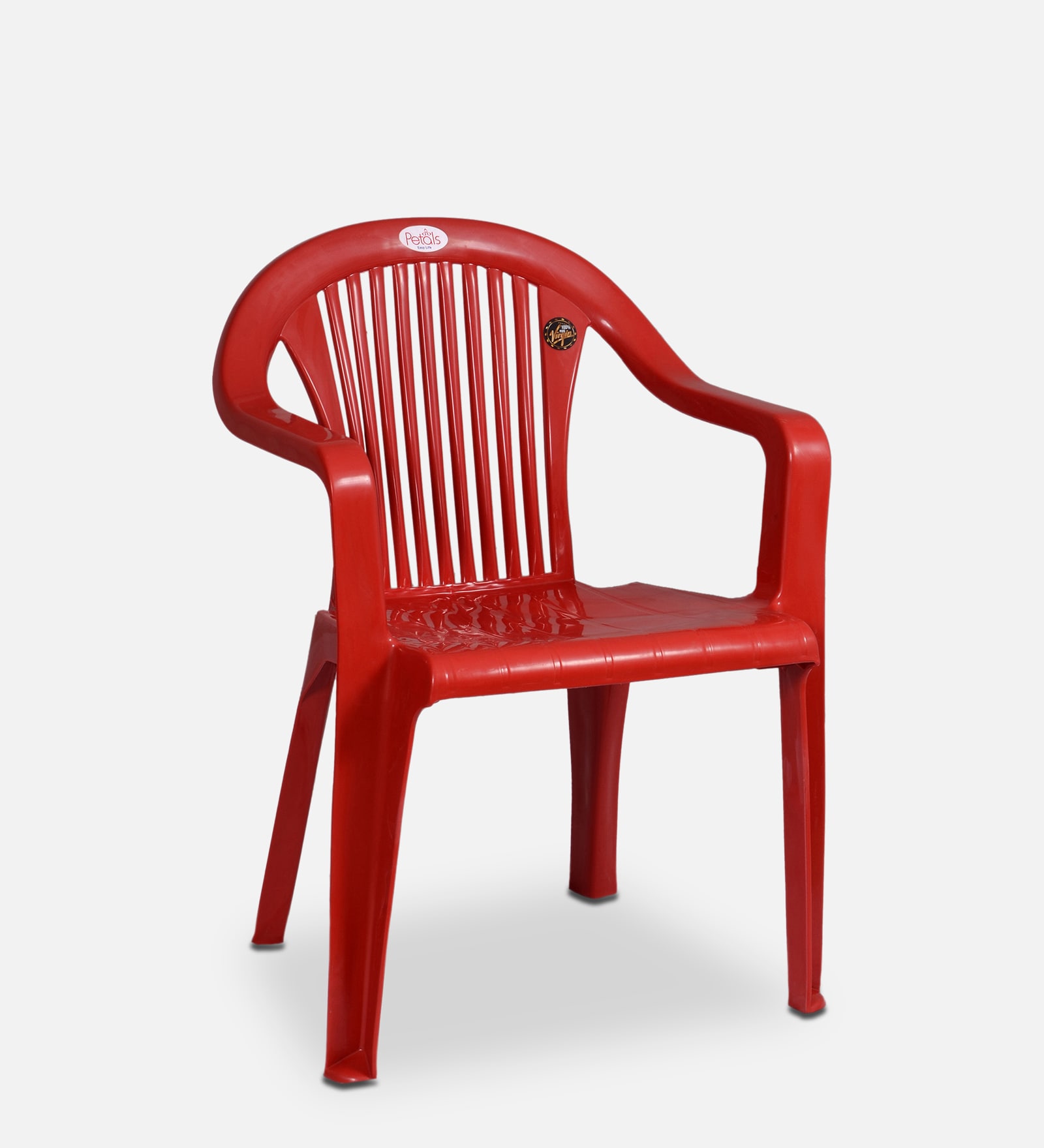 Buy Italino Plastic Chair In Red Colour Set Of 2 At 24 OFF By