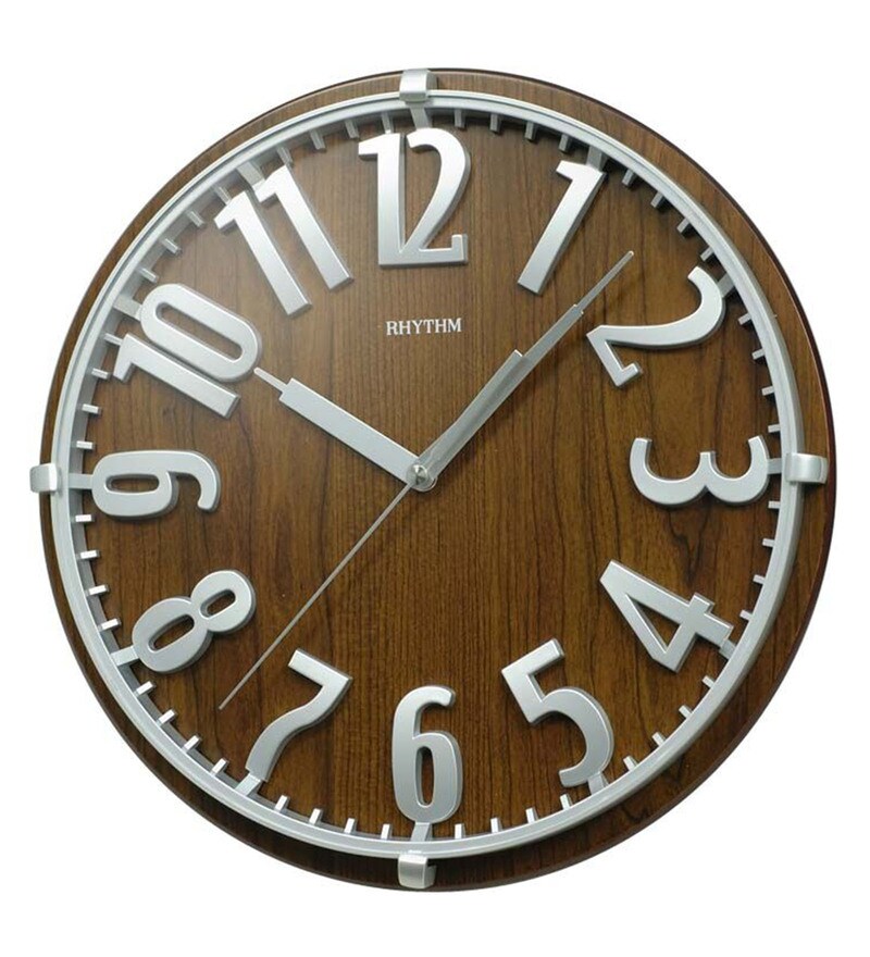 Buy 10Am Multicolor Acrylic 9 X 9 Inch Chelsea Wall Clock Online