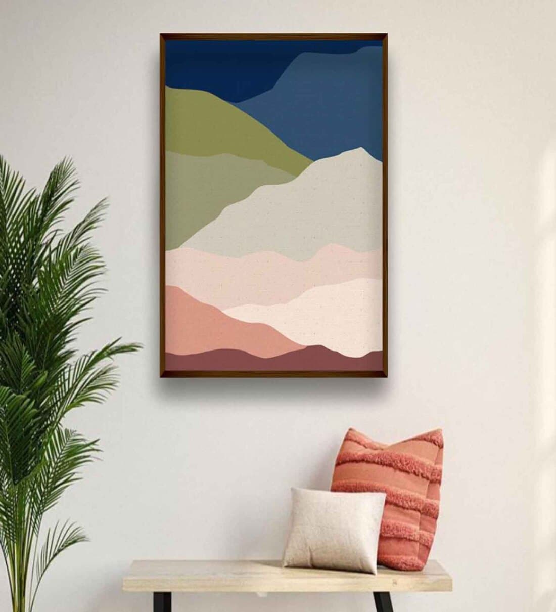 Buy Culinary Aesthetic Multicolour Canvas Framed Abstract Art Print