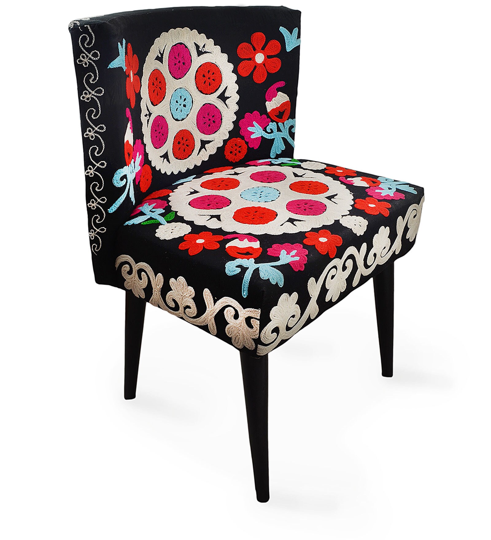 Buy Accent Chair (Without Foot Stool) in Multi Colour by The Yellow