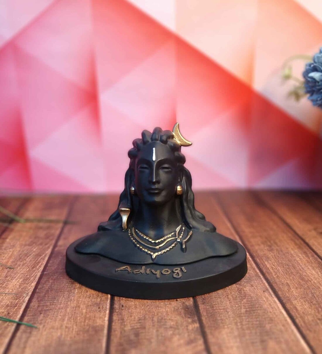 Buy Adiyogi Multicolour Polyresin Statue by Wens at 66 OFF by Wens
