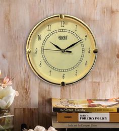 Ajanta Ivory Wall Clock 7.4 Inches