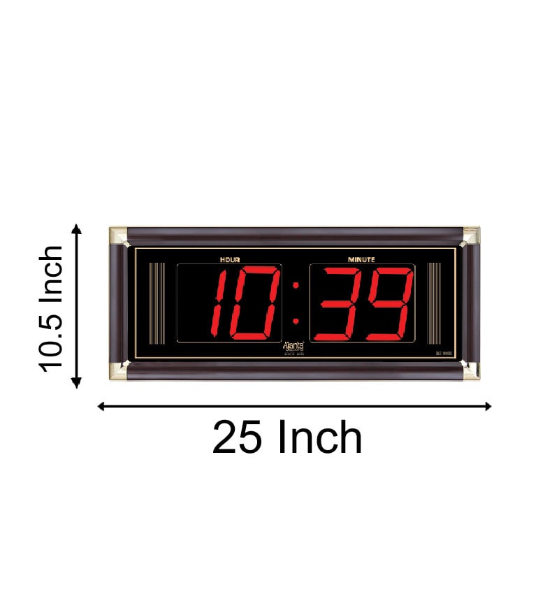 Buy Ajanta OLC 1000 DX Big Digital Wall Clock Online Contemporary
