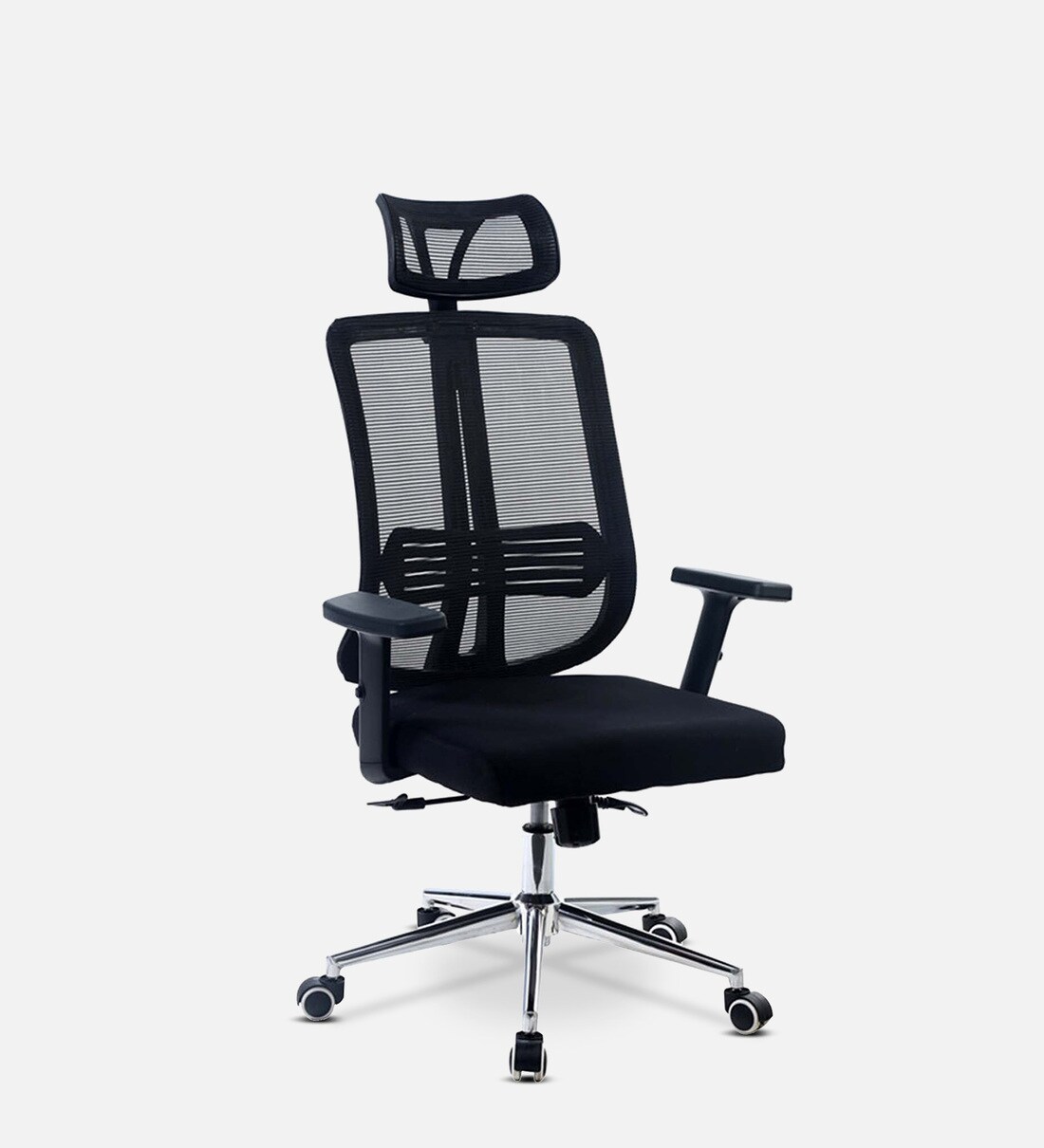 Buy Aloy High Back Ergonomic Chair in Black Color Online Ergonomic