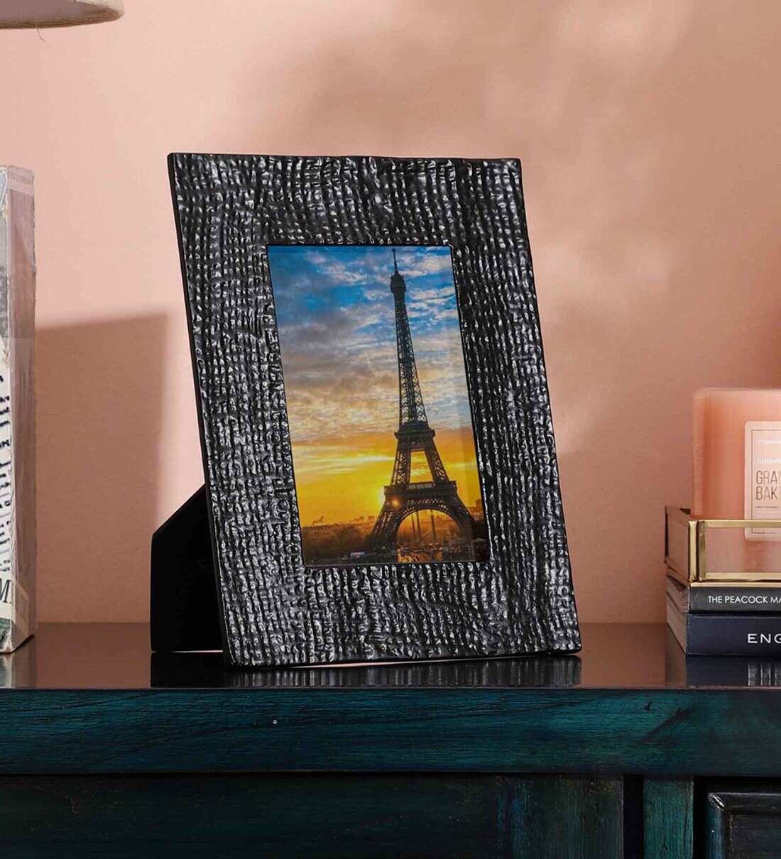 Buy Aluminium Motif Nigella Black Small Size Photo Frame at 44 OFF by