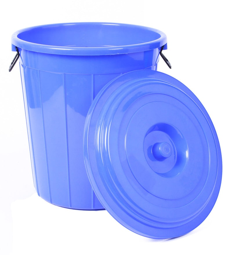 Buy All Time Plastic 50 L Blue Storage Drum With Lid Online Buckets And Tubs Bath And Laundry 1742