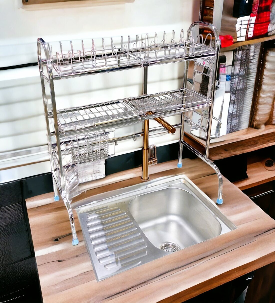 Buy Amol Stainless Steel Kitchen Rack at 62% OFF by Amol | Pepperfry