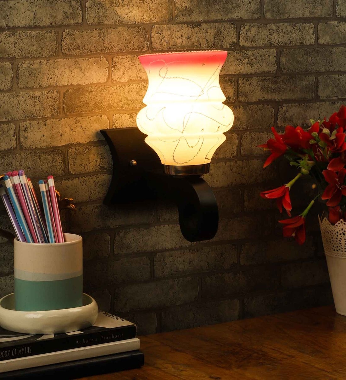 Buy Marsden Antique Brass Metal Wall Sconces by Foziq Online Uplight