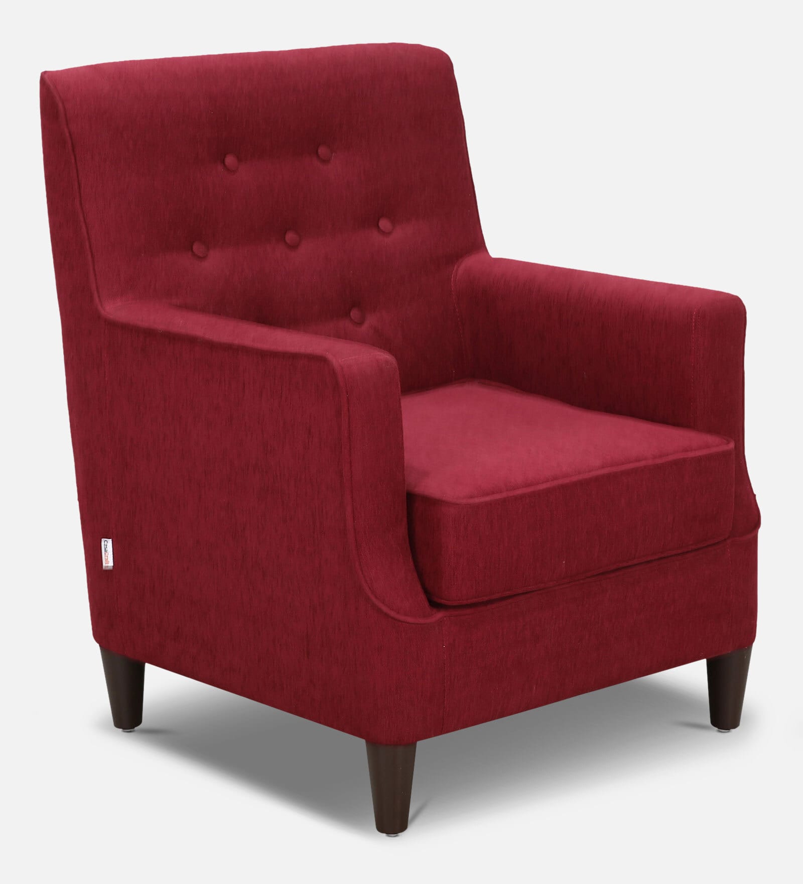 Buy Ander Lounge Chair In Red Colour CasaCraft Online Full