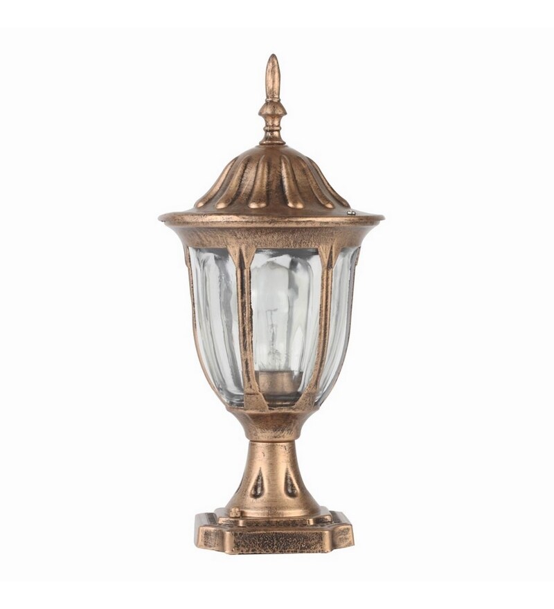 Buy Fos Lighting Upward Single Shade Aluminum Outdoor Gate Light Online