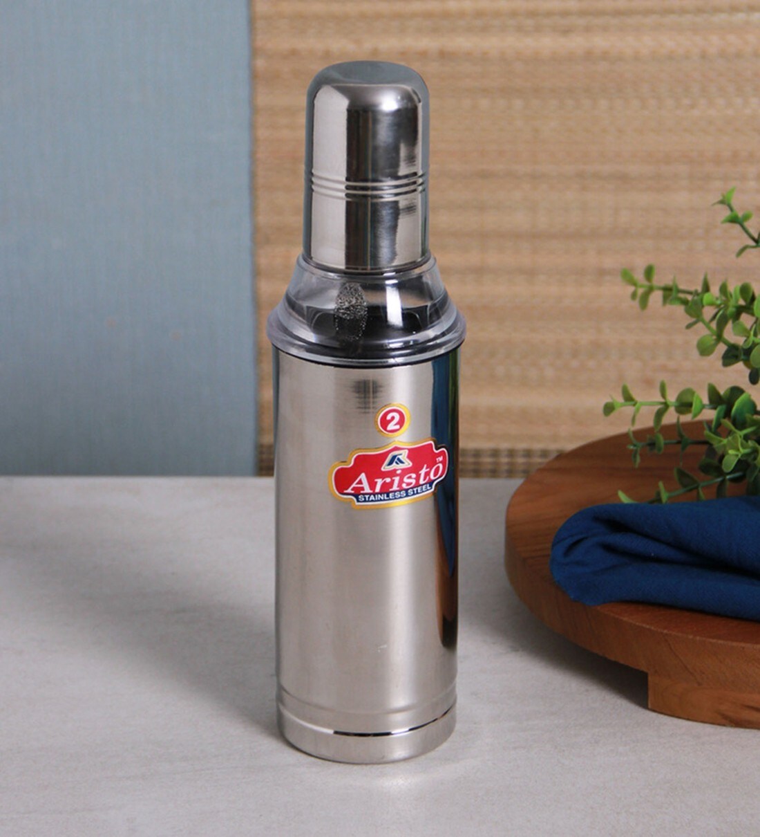Buy Aristo Supreme Silver 500 Ml Oil & Ghee Container Online Oil