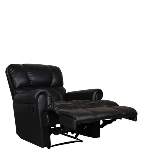 Buy Atlanta 1 Seater Recliner In Black Colour By Alcanes Online