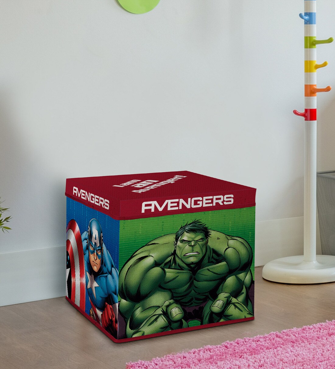 Buy Avengers Fabric Kids Storage Box in Multi Colour at 100 OFF by Cot