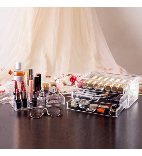 Buy Avmart Cosmetic Makeup Jewellery Organizer Display Case With