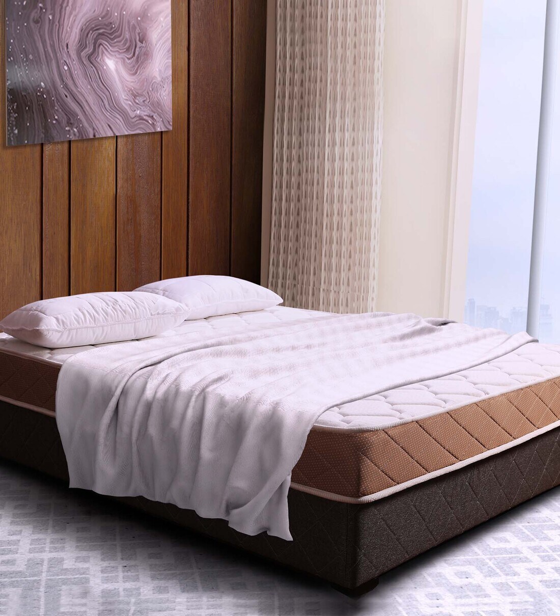 Buy Azurite 6 inch Rebonded Foam King Size Mattress Online King Size