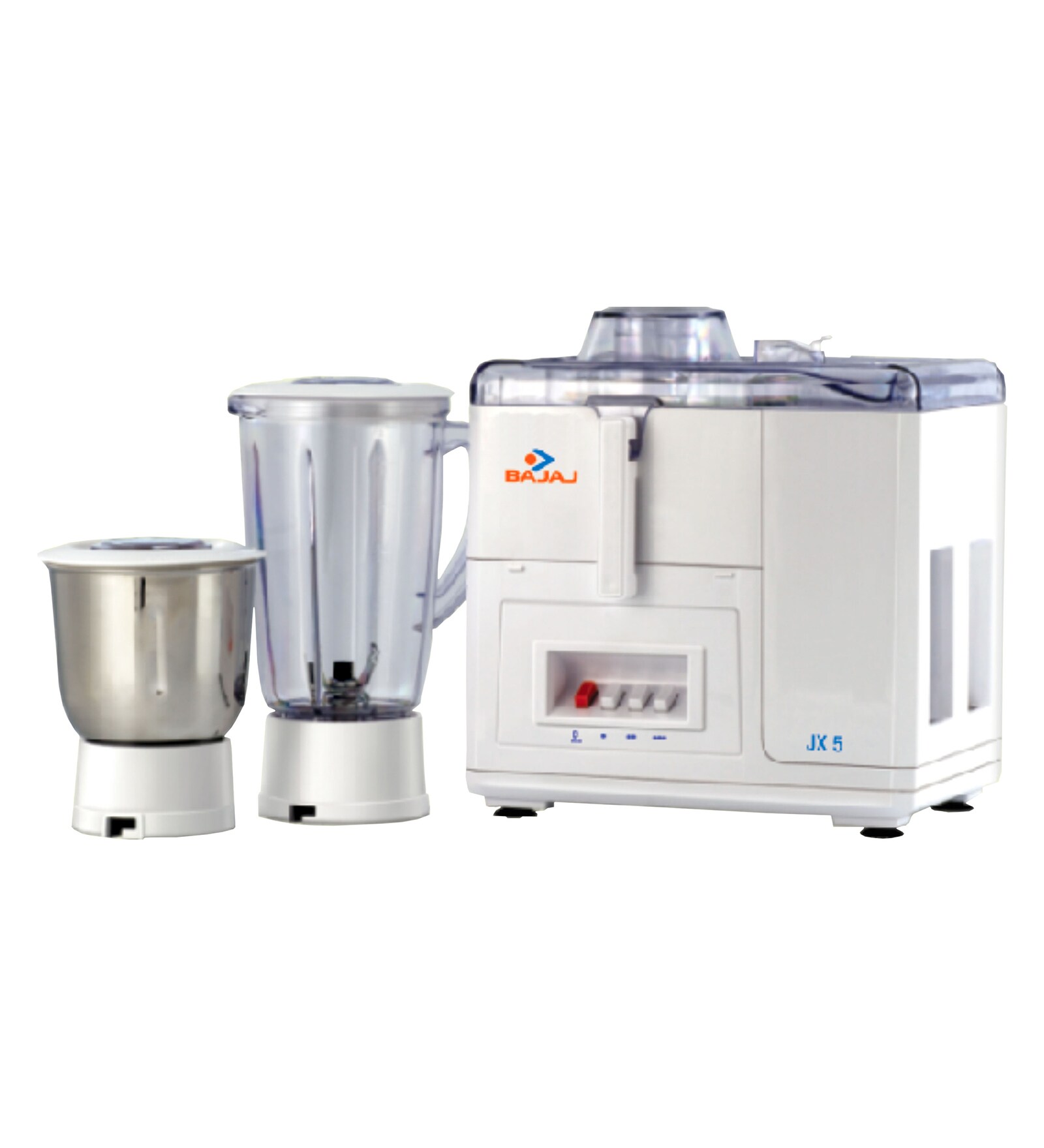 Buy Bajaj 2 Jars 450W White Juicer Mixer Grinder (Model NoJX 5 450W