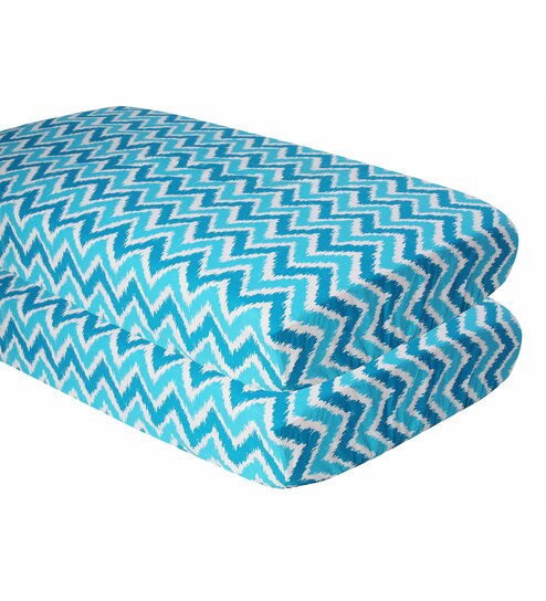 Buy Bacati Multicolour Cotton 52 X 28 Inch Mix N Match Zigzag Crib