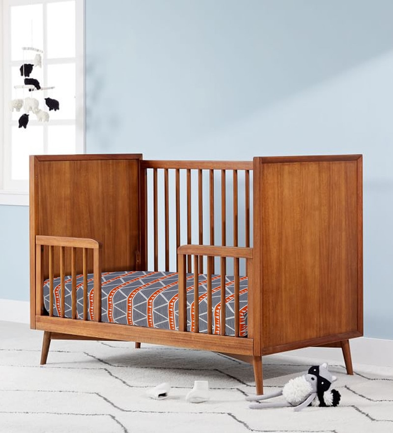 Buy Navy Green Zigzag Mix Match 10 Cs Crib Set By Bacati Online