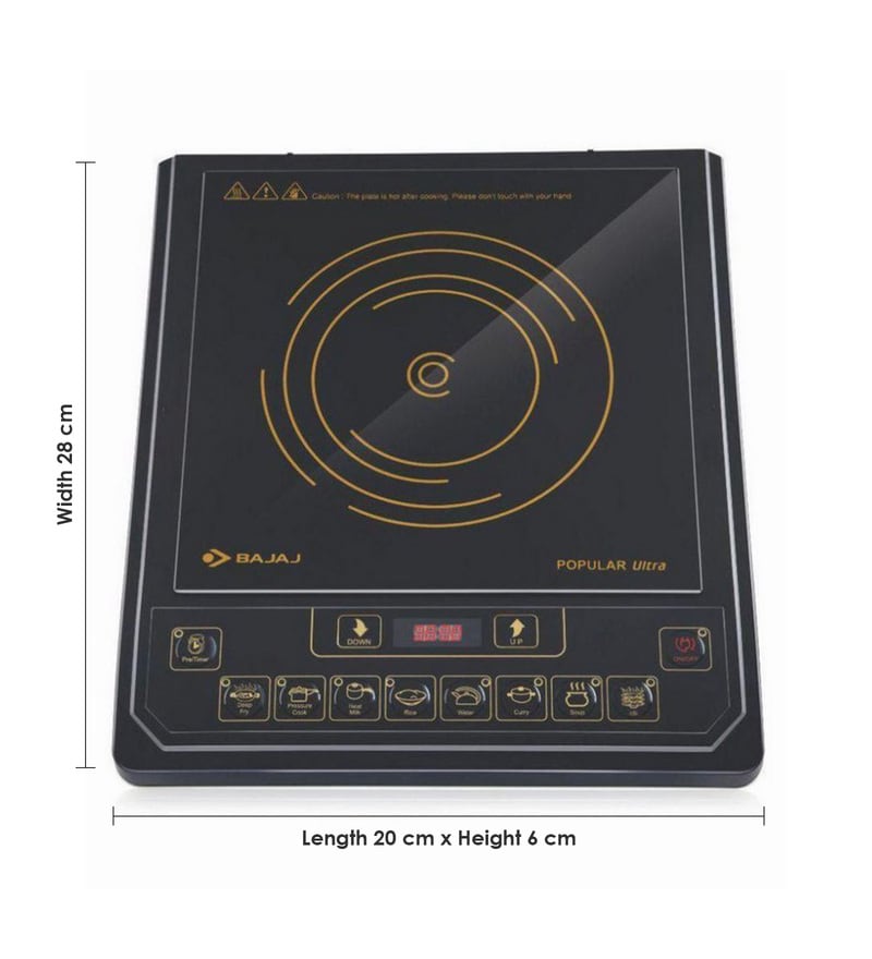 Buy Bajaj 1400w Induction Cooktop Model No Popular Ultra Online