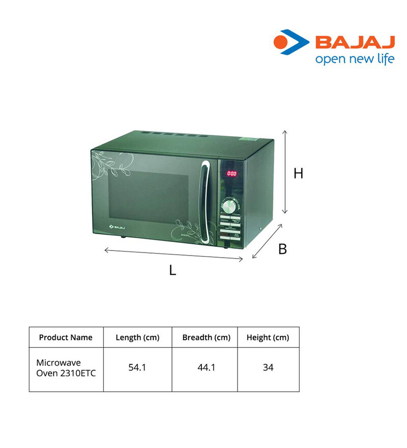 bajaj 2310 etc microwave oven review