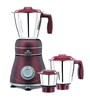 Bajaj Ivora Crimson Red 800W Mixer Grinder with 3 Jar Anti-Germ & Anti-dust Coating in Red Colour