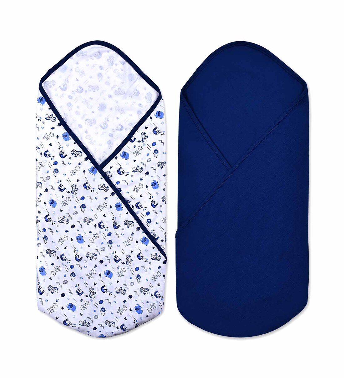 Buy Beeby Interlock First Layer Sheet (Pack Of 2) Swaddle Wrap In Multi