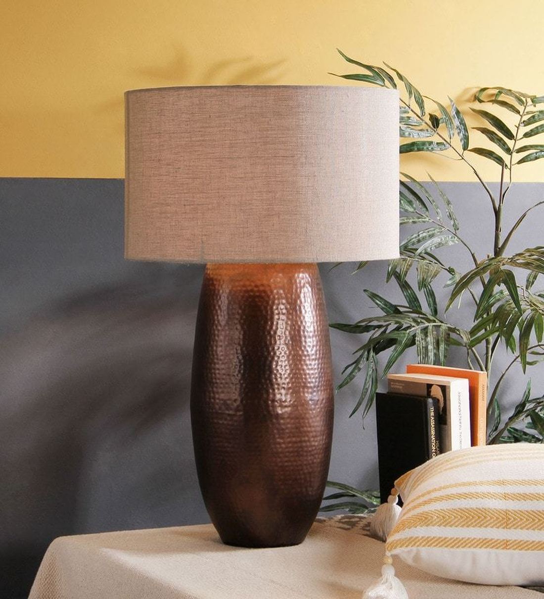 Buy Beige Cotton Table Lamp by Grated Ginger Online e2 e2 WTF