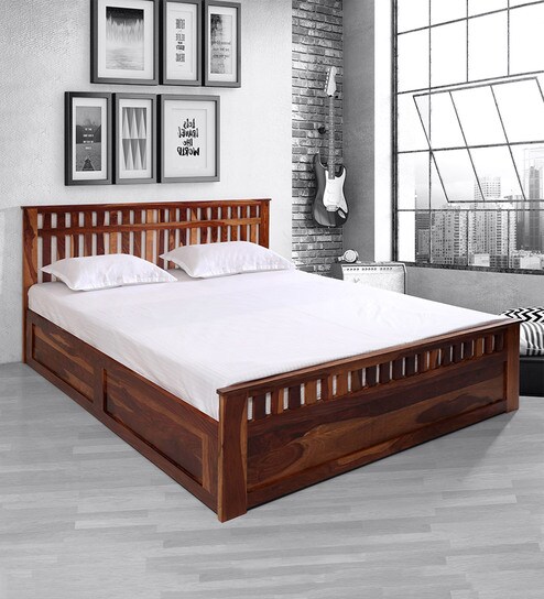 Queen Size Bed Upto 70 Off Buy Queen Beds With Storage Online In India Pepperfry 