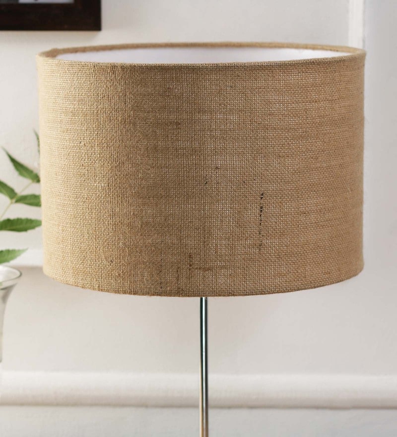 Buy Beige Jute and Stiffener Lamp Shade by New Era Online