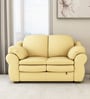 Durian Berry Leatherette 2 Seater Sofas in White Colour