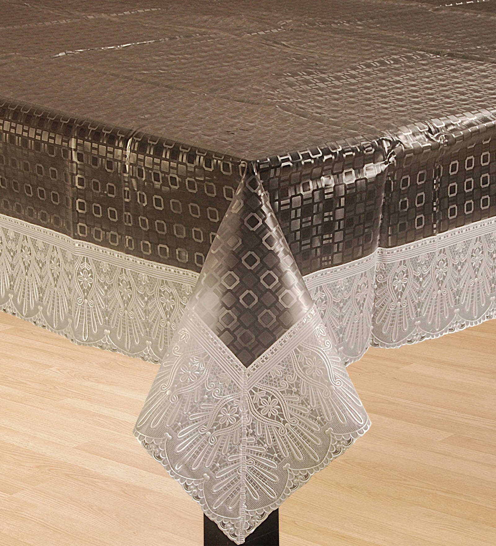 Buy Bianca Premium 3D Finish Transparent PVC Table Cloth Online Table
