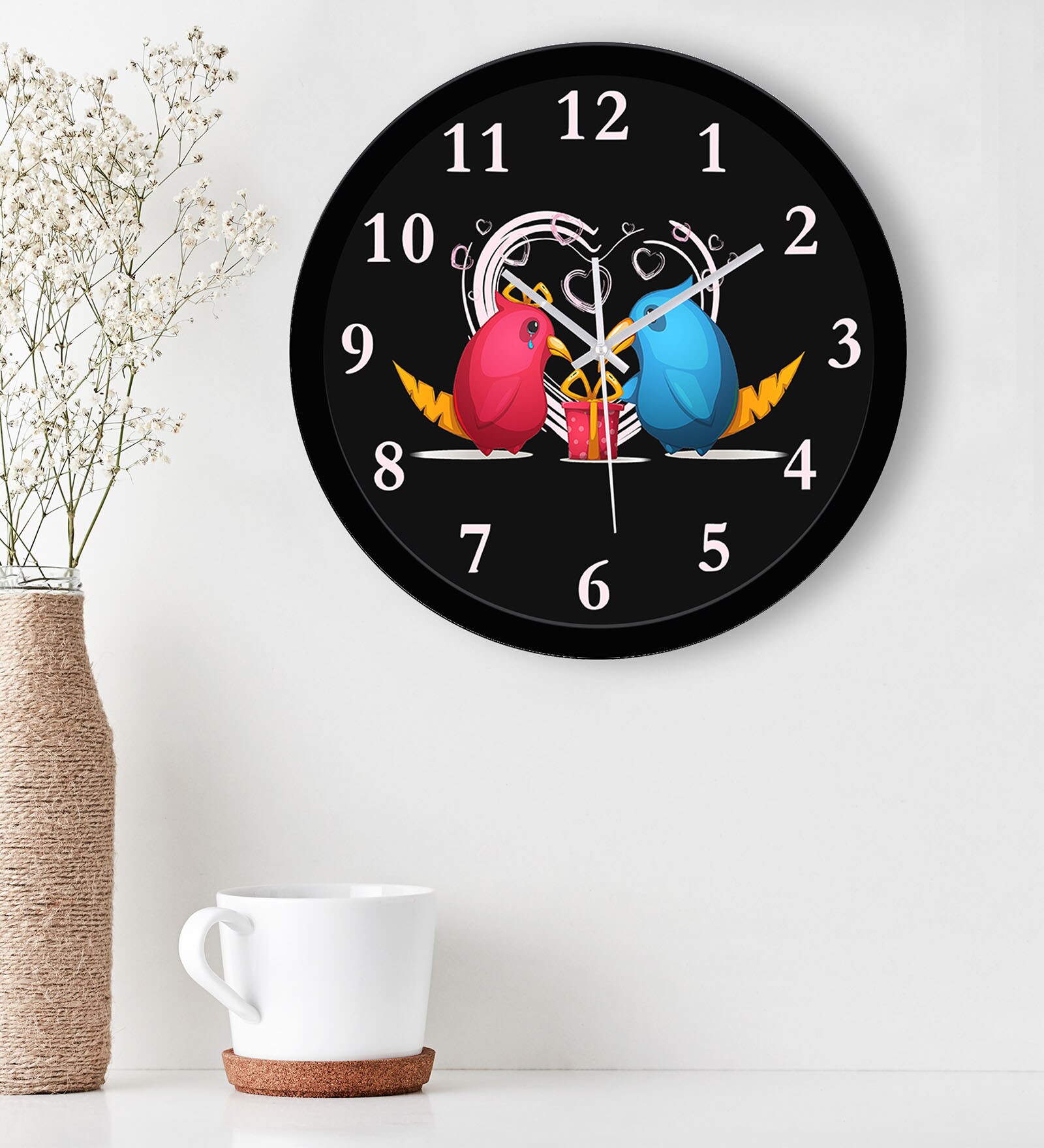 Buy Birds Wall Clock in Multicolour by WENS at 34 OFF by Wens Pepperfry