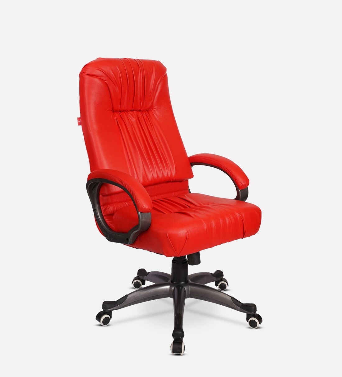 Buy Black Beauty Leatherette Executive Chair in Red Colour at 48 OFF