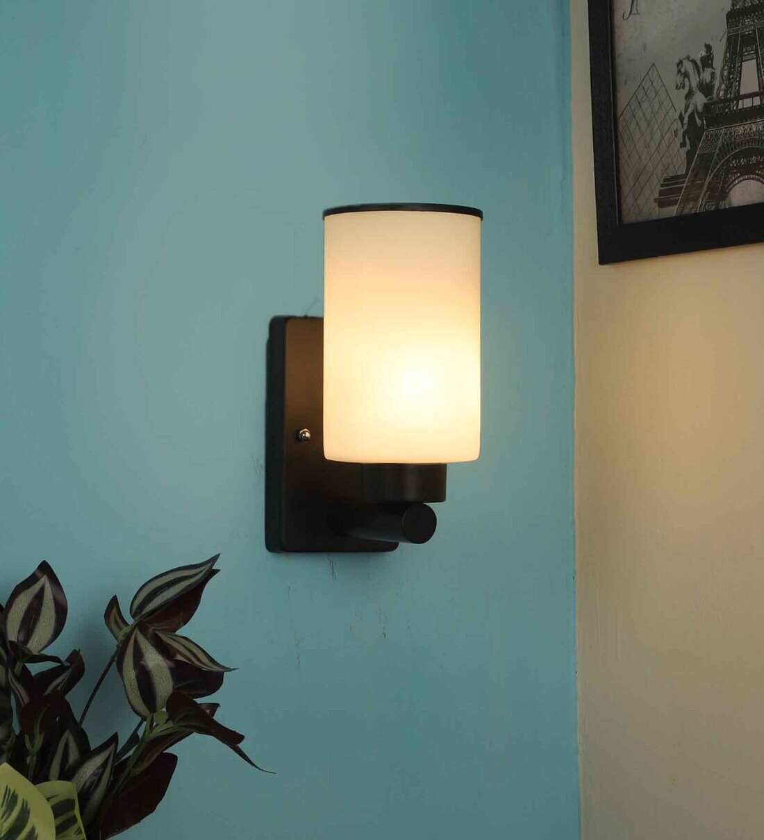 Buy Volga Black Wood Wall Sconces by Eliante by Jainsons Lights at 37% ...