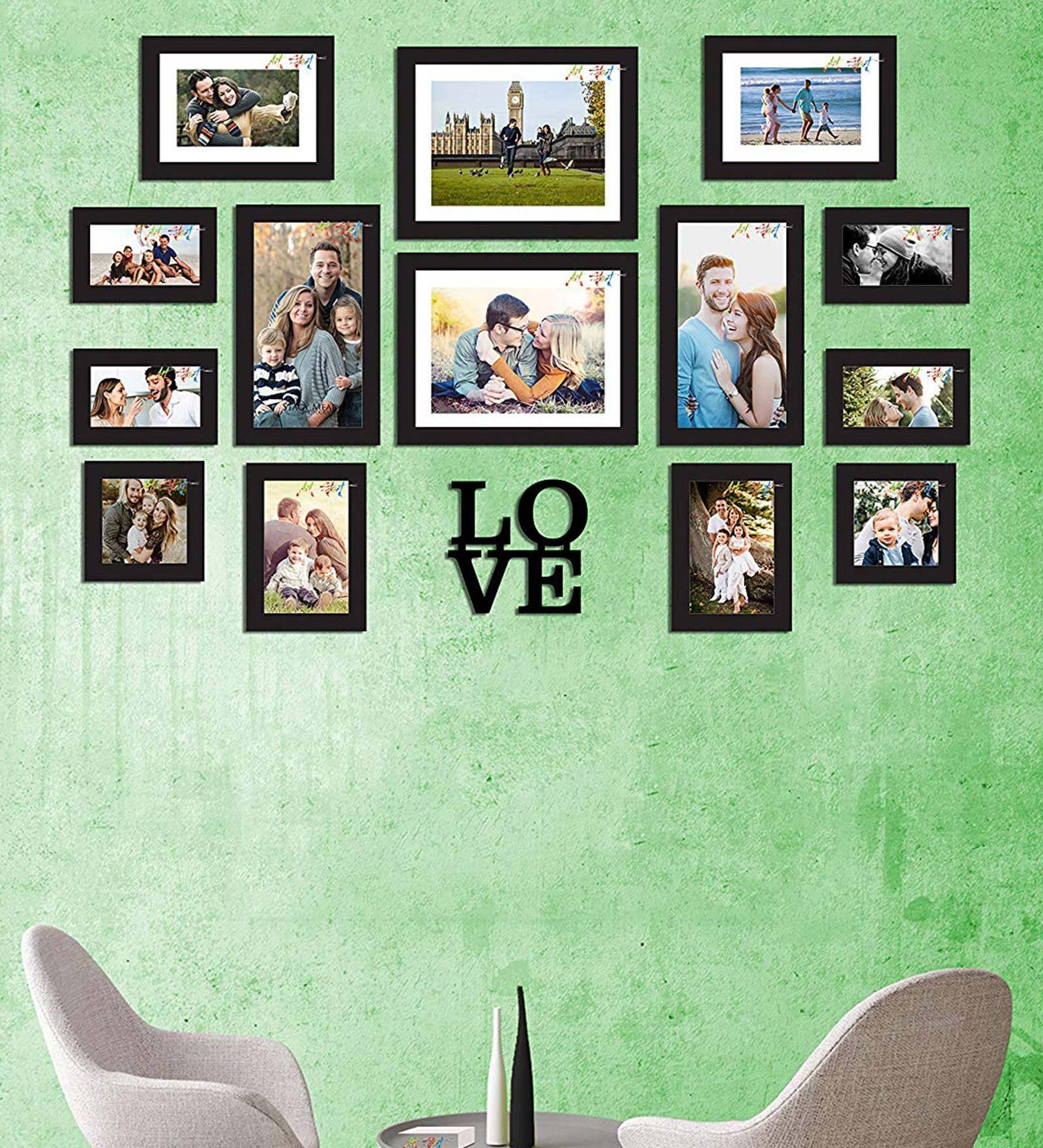 Buy Black Wood Set Of 14 Collage Photo Frames at 26 OFF by Art Street