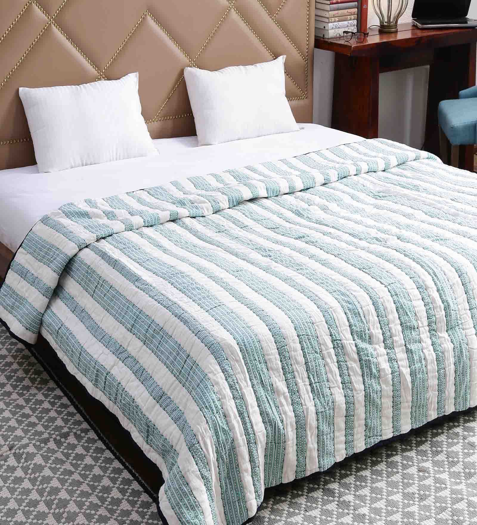 Buy 100 Cotton Double Bed Heavy Winter Quilt by Solaj at 37 OFF by
