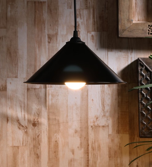 Buy Jamie Black Metal Hanging Light by TUNEHOME Online - Conical ...