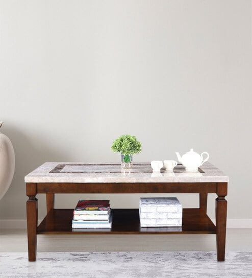 beige marble top coffee table