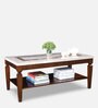 HomeTown Bliss Solid Wood Coffee Table in Beige Finish