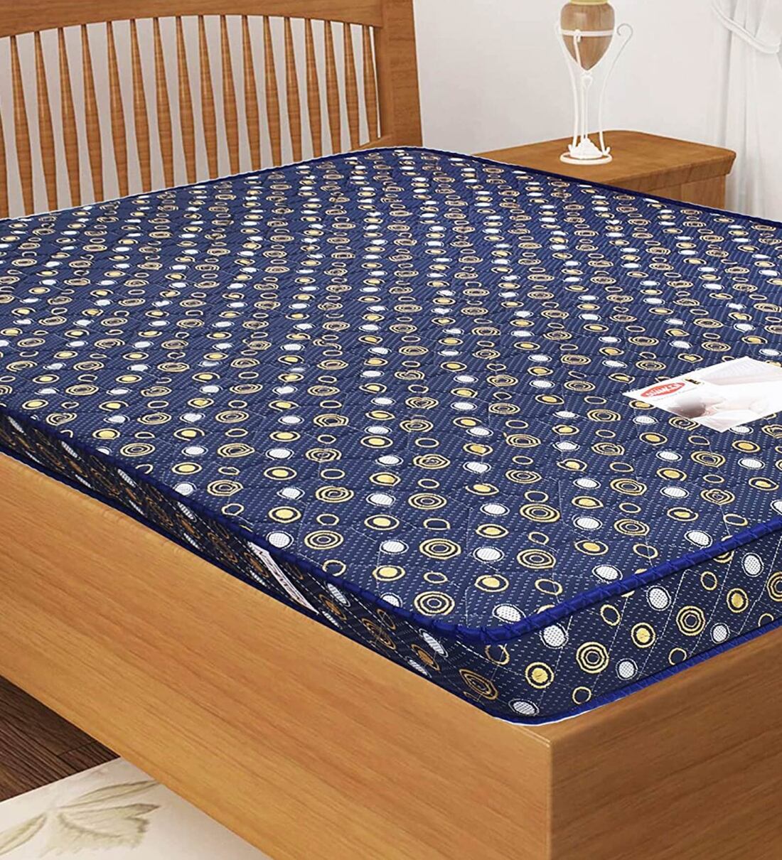 Buy Mod Dual Comfort 6 inch Rebonded Foam King Size Mattress in Blue Colour at 25 OFF by