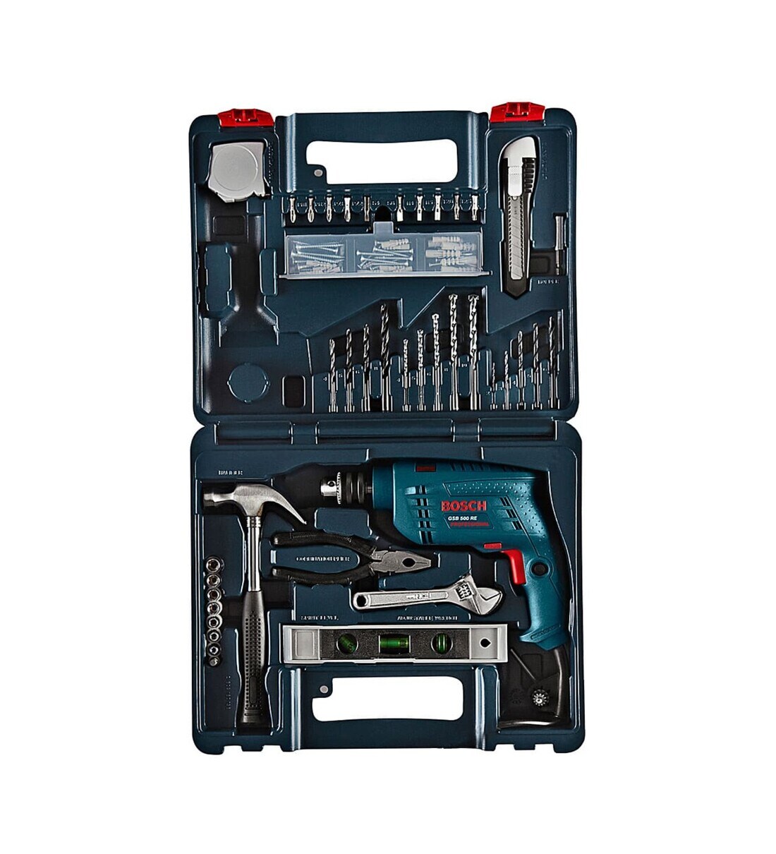 Buy Bosch GSB 500 RE KIT 10mm 500W Professional Impact Drill With 100 ...