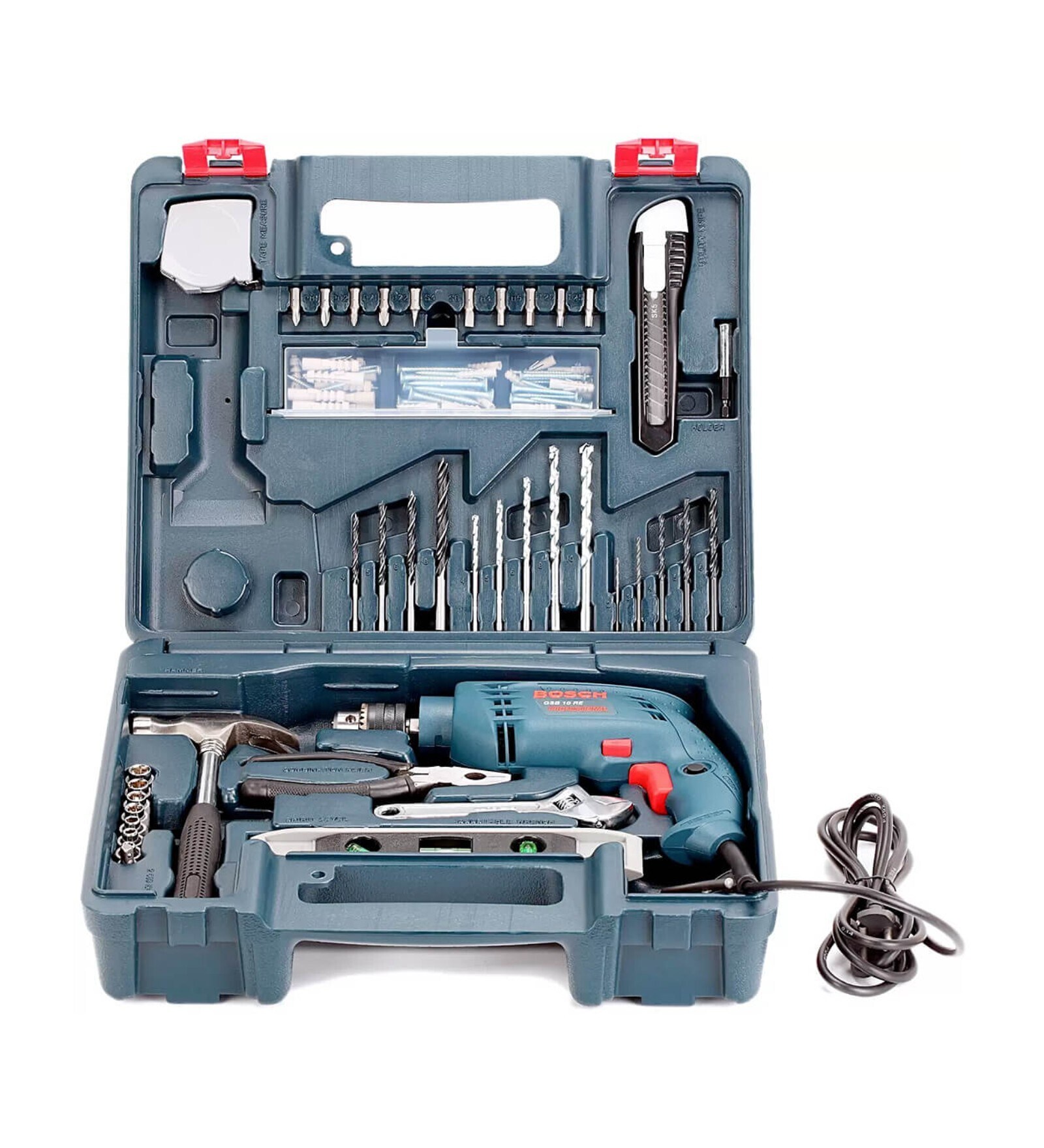 Buy Bosch GSB 10 RE KIT 10mm 500W Professional Impact Drill With 100 ...