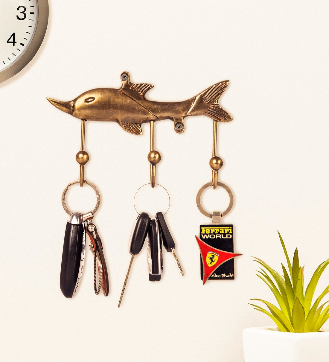 Buy Brown Aluminium Verde Key Holder Online Key Holders Key Holders