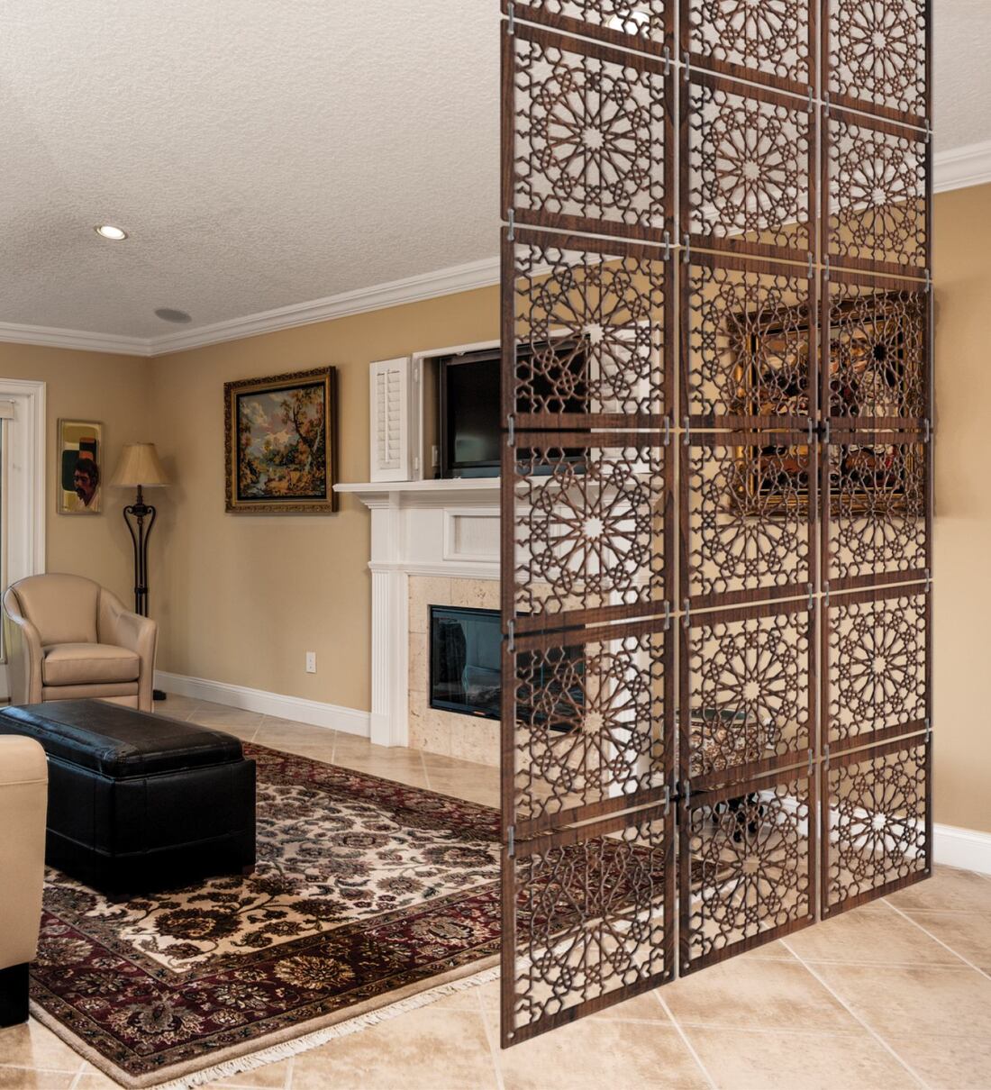 Buy Brown Engineered Wood Divider Panel by Random at 40 OFF by Random