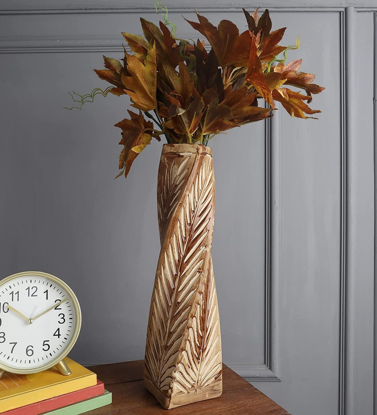 Buy Brown Ceramic Modern Table Vases By La Dimora Selections at 40 OFF