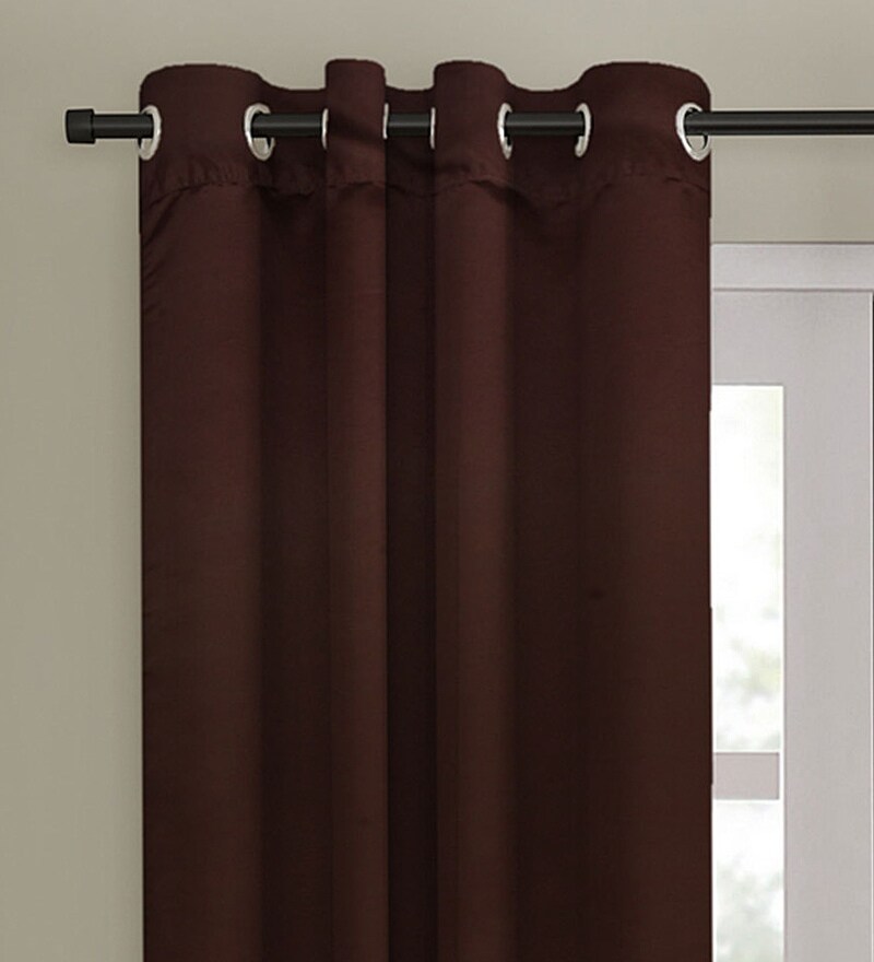 Buy Brick Polyester 53 X 84 Inch Ribbon Spot Black Out Door
