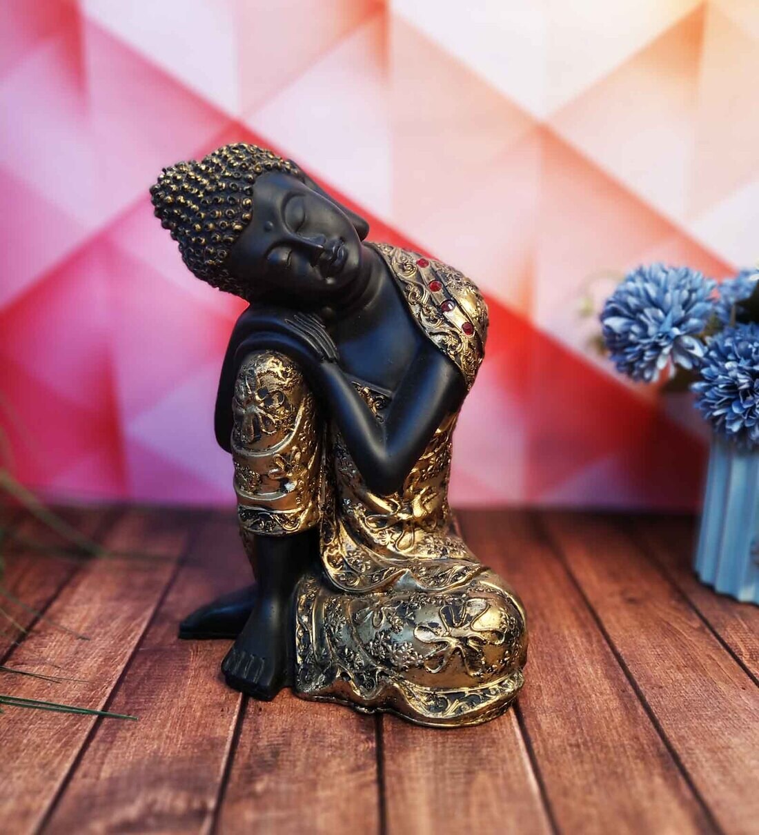 Buy Buddha Multicolour Polyresin Statue by Wens at 62 OFF by Wens